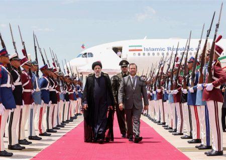 رئیسی وارد کاراکاس شد