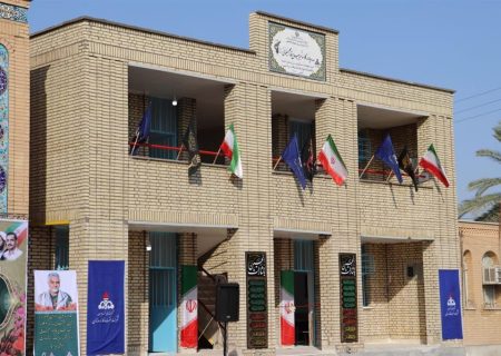 افتتاح مدرسه ۴ کلاسه شهید حاج قاسم سلیمانی توسط شرکت نفت و گاز اروندان