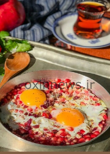 طرز تهیه املت انار