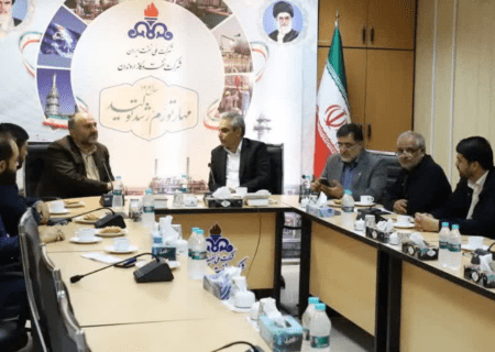 نشست مدیرعامل شرکت نفت و گاز اروندان با فرماندار خرمشهر