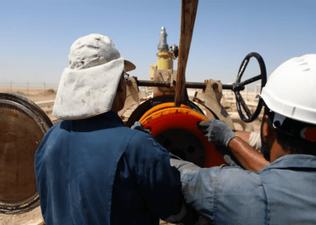 موفقیت‌آمیز بودن نخستین عملیات توپک‌رانی با سیال نفت در شرکت نفت و گاز اروندان