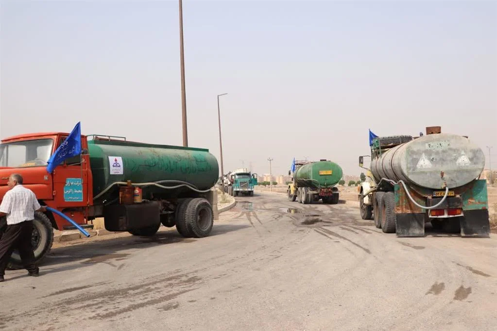 تداوم آبرسانی شرکت نفت و گاز اروندان به آبادان، خرمشهر و هویزه