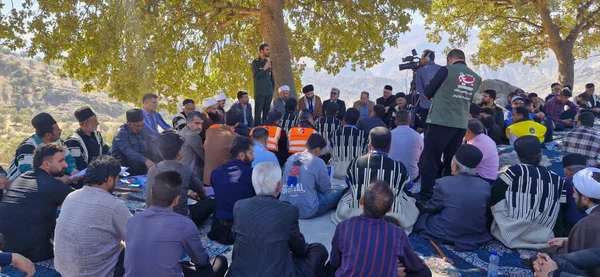 مردم اندیکا در سالروز حضور میدانی شهید رئیسی با آرمان‌های او تجدید بیعت کردند