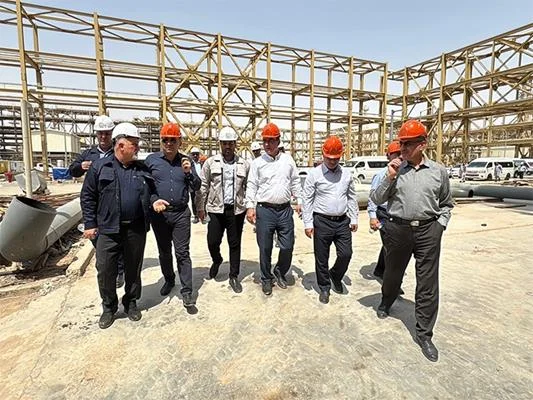 بازدید مدیران ارشد گروه صنایع پتروشیمی خلیج‌فارس از پالایش گاز هویزه خلیج‌فارس